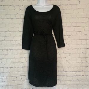 No Boundaries Tie Waist Black Dress XL